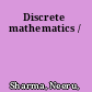 Discrete mathematics /