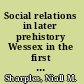 Social relations in later prehistory Wessex in the first millennium BC /