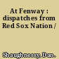 At Fenway : dispatches from Red Sox Nation /