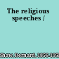 The religious speeches /