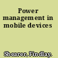 Power management in mobile devices