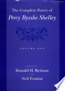 The complete poetry of Percy Bysshe Shelley