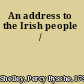 An address to the Irish people /
