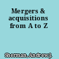 Mergers & acquisitions from A to Z