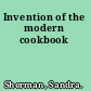 Invention of the modern cookbook