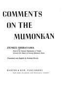 Zen comments on the Mumonkan /