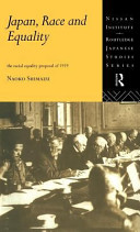 Japan, race, and equality the racial equality proposal of 1919 /