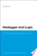 Heidegger and logic the place of lógos in Being and time /