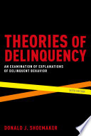 Theories of delinquency an examination of explanations of delinquent behavior /