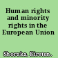 Human rights and minority rights in the European Union