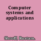 Computer systems and applications
