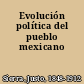 Evolución política del pueblo mexicano