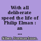 With all deliberate speed the life of Philip Elman : an oral history memoir /