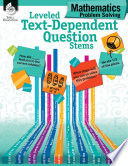 Leveled text-dependent question stems : mathematics problem solving /