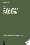 Word order in Brazilian Portuguese /