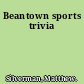 Beantown sports trivia