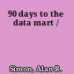 90 days to the data mart /