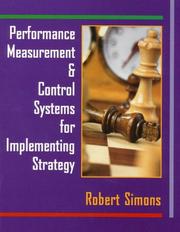 Performance measurement & control systems for implementing strategy /