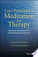 Code principles of meditation for therapy : improving the outcomes for psychotherapeutic treatments /