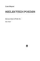 Selected poems /