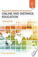 Supporting students for success in online and distance education