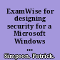 ExamWise for designing security for a Microsoft Windows 2000 network examination 70-220 /