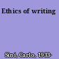 Ethics of writing