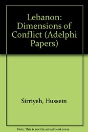 Lebanon : dimensions of conflict /