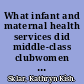 What infant and maternal health services did middle-class clubwomen provide for immigrant women and children in New York City, 1917-1920?