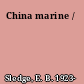 China marine /
