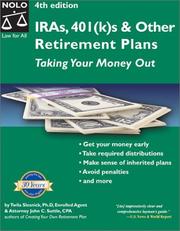 IRA's, 401(k)s & other retirement plans : taking your money out /