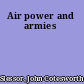 Air power and armies