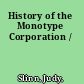 History of the Monotype Corporation /