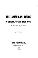 The American Negro : a chronology and fact book /