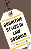 Cognitive styles in law schools /