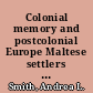 Colonial memory and postcolonial Europe Maltese settlers in Algeria and France /