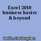 Excel 2010 business basics & beyond