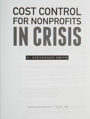 Cost control for nonprofits in crisis /