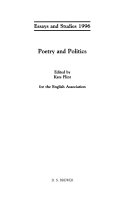 Poetry and politics /