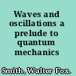 Waves and oscillations a prelude to quantum mechanics /