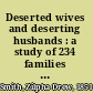 Deserted wives and deserting husbands : a study of 234 families based on the experience of the district committees and agents of the Associated Charities of Boston /