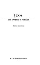 USA: the twenties to Vietnam.