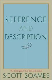 Reference and description : the case against two-dimensionalism /