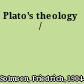 Plato's theology /