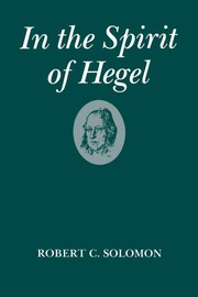 In the spirit of Hegel : a study of G.W.F. Hegel's Phenomenology of spirit /