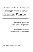 Behind the high Kremlin walls /