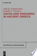 Oaths and swearing in ancient Greece /