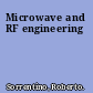 Microwave and RF engineering