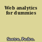 Web analytics for dummies