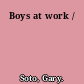 Boys at work /